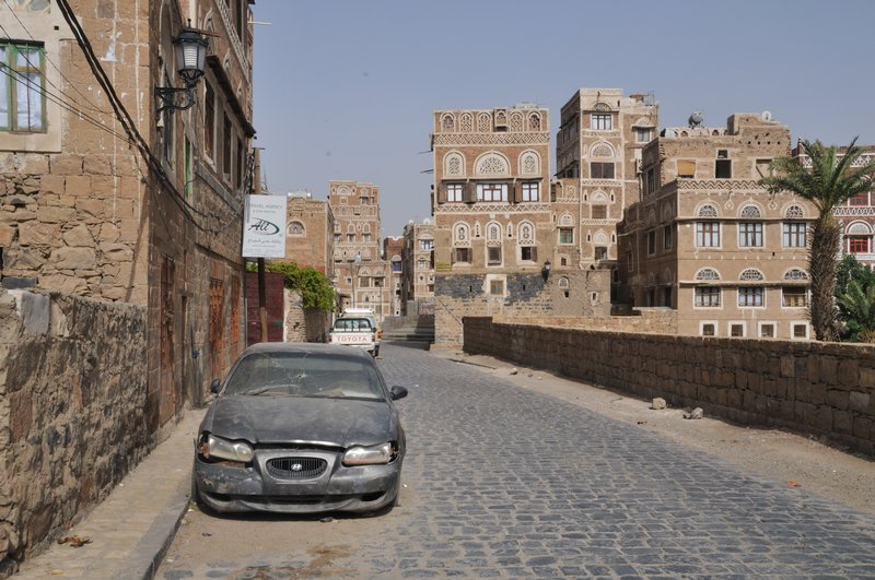 This car is not going anywhere - Sana'a, Yemen
