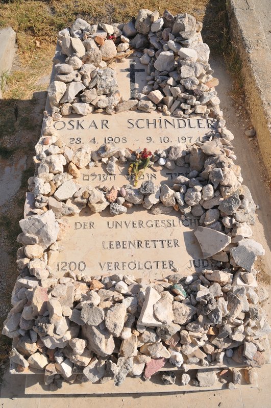 Grave of Oskar Schindler - Jerusalem, Israel