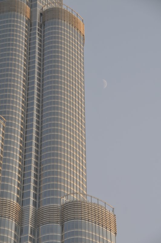 Close up of the Burj Khalifa - Dubai, UAE