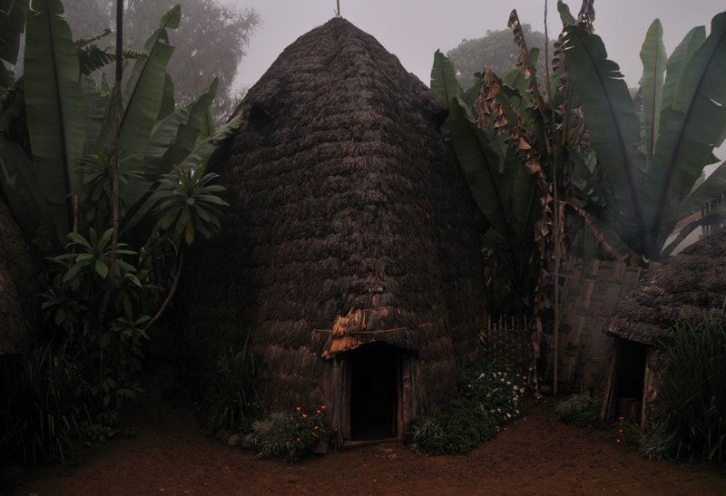 Traditional Dorze hut, Ethiopia