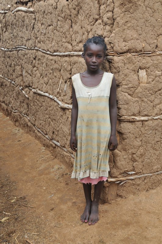 Child in Turmi market - Omo Valley, Ethiopia