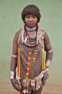 Beautiful Hamer Woman - Turmi, Omo Valley, Ethiopia