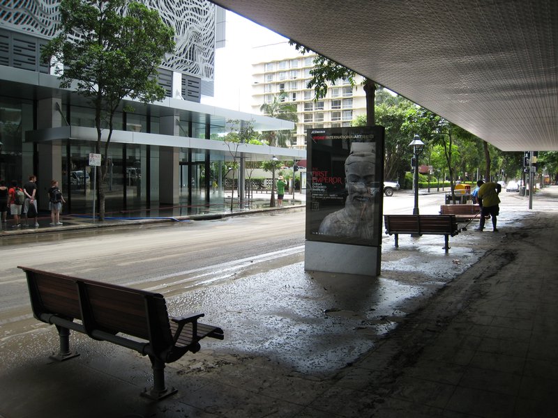 After: Brisbane CBD street - 14 Jan