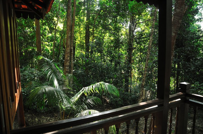 View from the balcony of my chalet - Berjaya Langkawi Resort, Malaysia