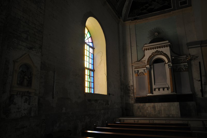 Inside the Loon Church - Bohol Island, Philippines