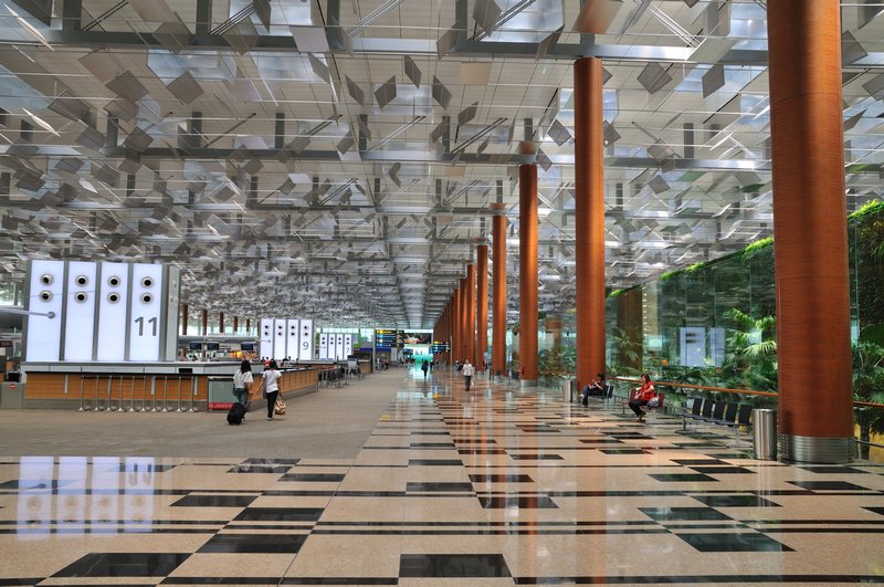 Wonderful Terminal 3 at Changi Airport, SIngapore