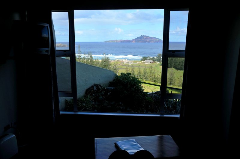The view from my room - overlooking Kingston and Sydney Bay on Norfolk Island