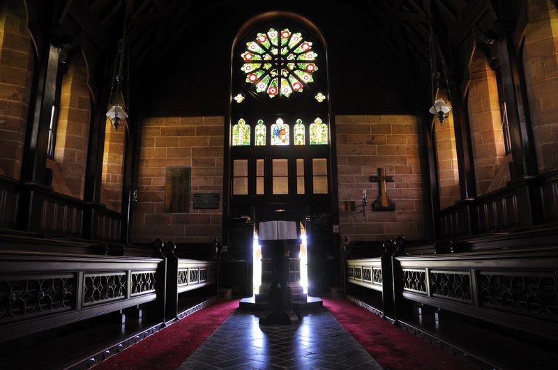 Entrance to St Barnabas' Chapel - Norfolk Island