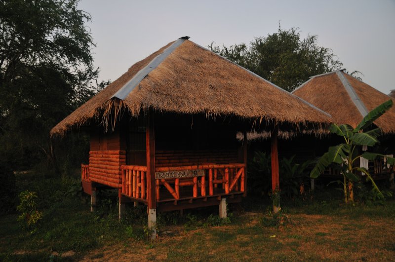 My cottage for an overnight stay at Elephant's World, Kanchanaburi, Thailand.