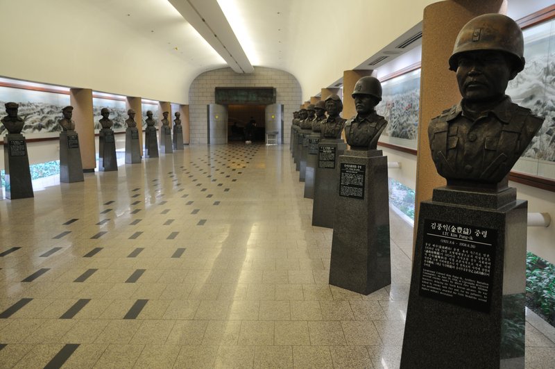 Honoured Heroes in the Memorial Hall of the Defence of Fatherland, War Memorial of Korea - Seoul, South Korea