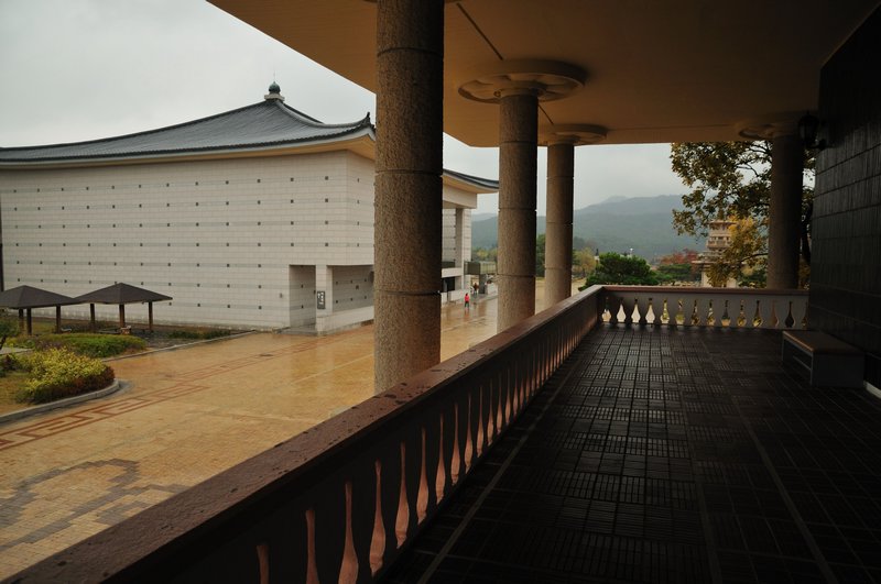 Damp day at Gyeong-ju National Museum - South Korea