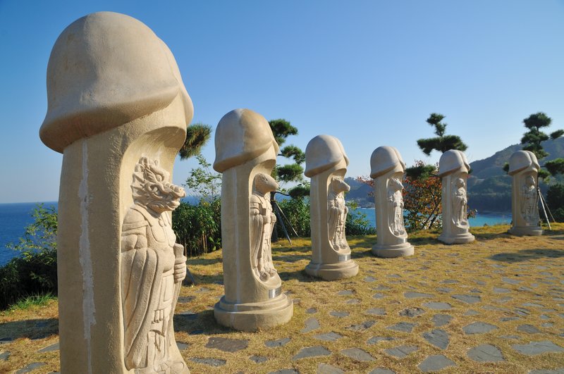 The Chinese Zodaic depicted as you've never seen before - Haesindang Park, Sinnam, South Korea