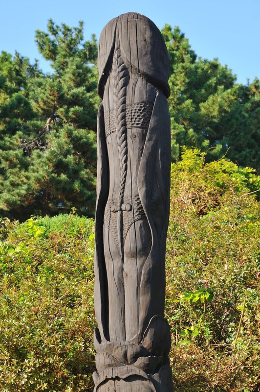 A creative sculpture - Haesindang Park, Sinnam, South Korea