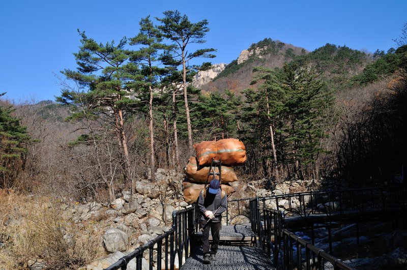Porter at Seoraksan National Park, South Korea