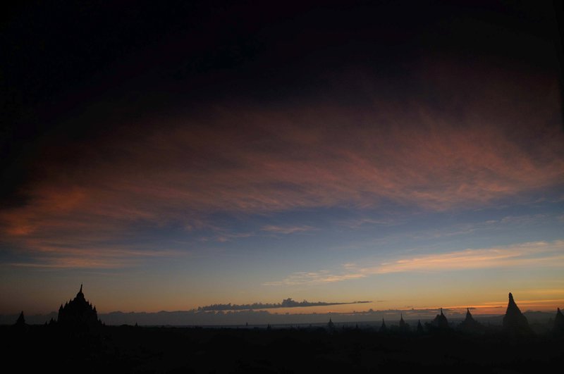 The Bagan sky before dawn - Myanmar