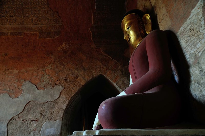 Buddha within Sulamani Pahto - Bagan, Myanmar