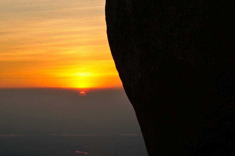 Sunset at Golden Rock - Mount Kyaiktiyo, Myanmar 