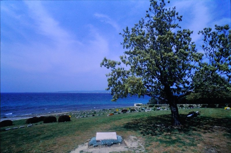The site of the Dawn Service - Ari Burnu Cemetery, Gallipoli, Turkey