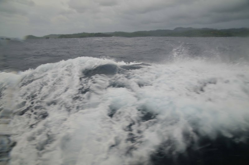The perilous journey from Guadalcanal to Malaita - Solomon Islands.