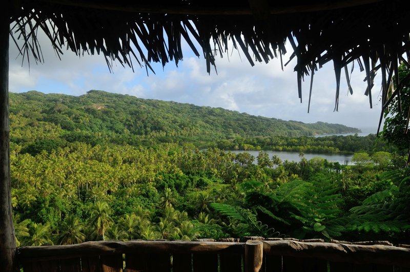 View from the balcony of my cottage - Tanna Island, Vanuatu