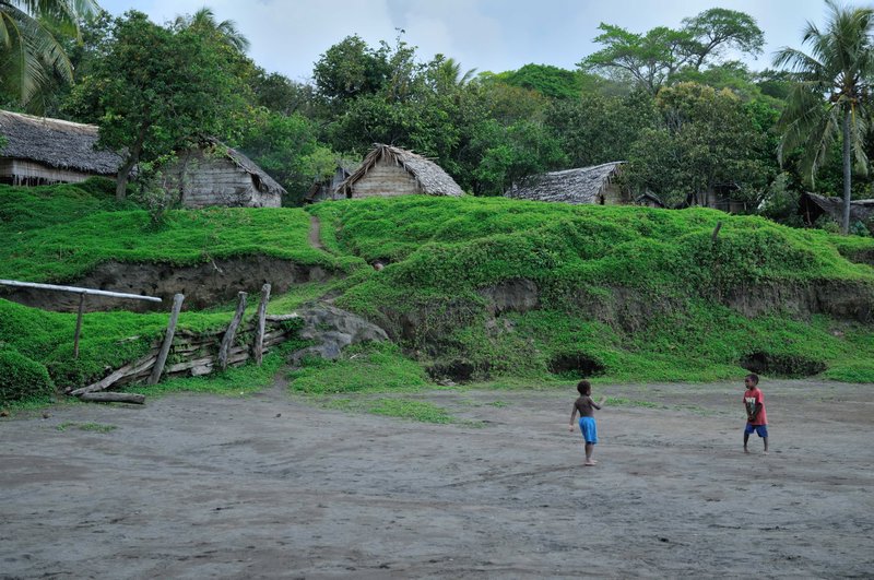 The village of Lamakala, home to the John Frum Movement - Tanna Island, Vanuatu