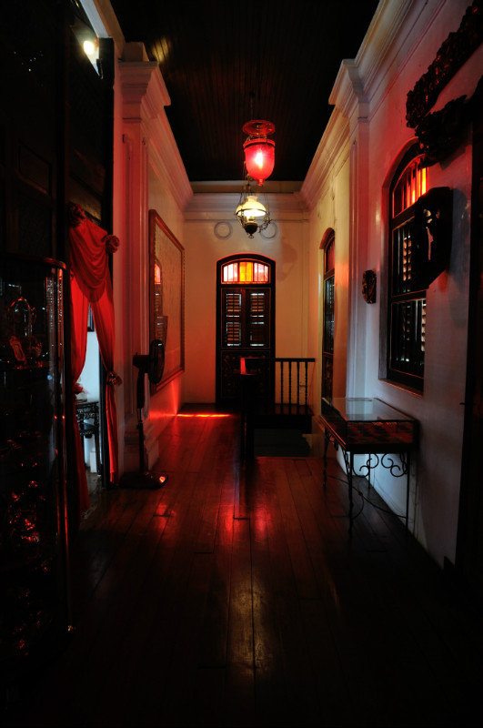 Corridor within Pinang Peranakan Museum - Georgetown, Penang, Malaysia