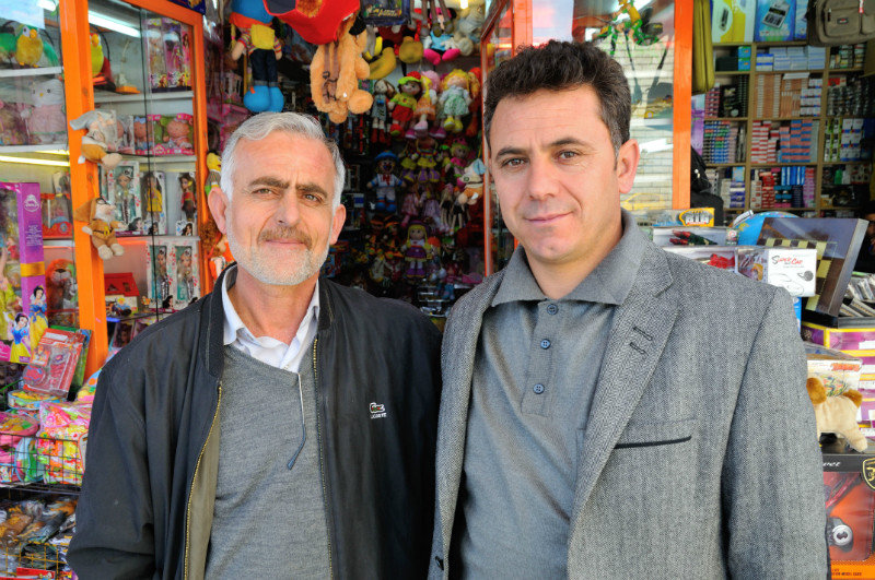 Friendly faces at the Qaysari Bazaar - Erbil, Kurdish Region, Iraq