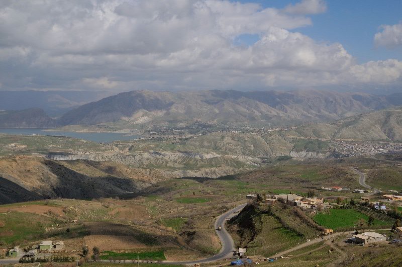 Beautiful view between Koya and Sulamaniyah - Kurdish Region of Iraq