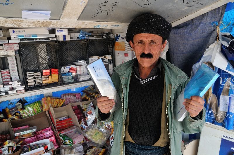 Street stall seller - Sulamaniyah, Kurdish Region of Iraq