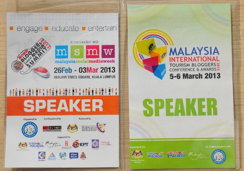 My MSMW and MITBCA speaker tags