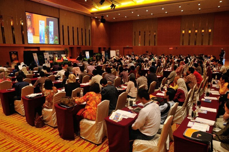 MITBCA delegates watch a session - Kuala Lumpur, Malaysia