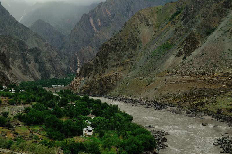 Picturesque village near Yoged - Tajikistan