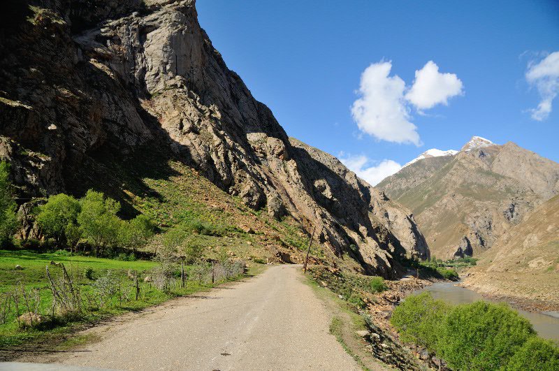 Beautiful scenery - near Anderob, Tajikistan