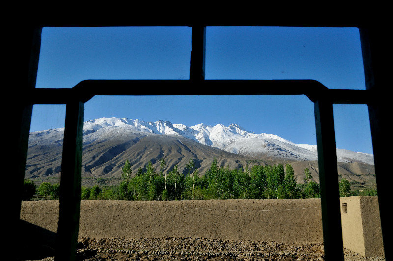 View from the south window of my guesthouse room - Ishkashim, Afghanistan