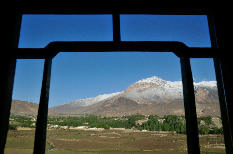 View from the west window of my guesthouse room - Ishkashim, Afghanistan