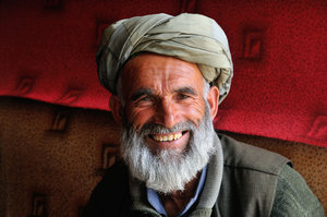Smiling Afghan man - Ishkashim, Afghanistan