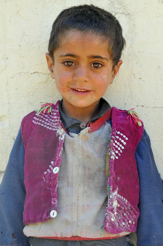 Love the eyes on this cute girl - Qala Ouest, Afghanistan