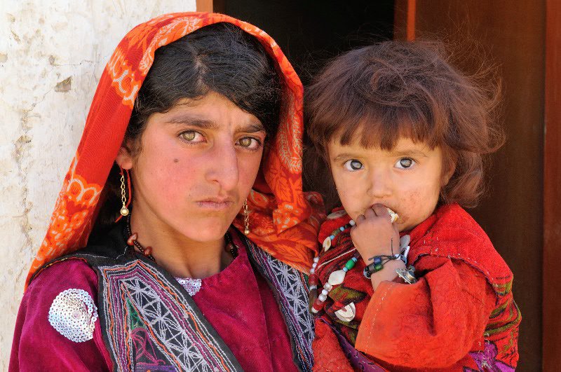 Young mother and child - Qala Ouest, Afghanistan