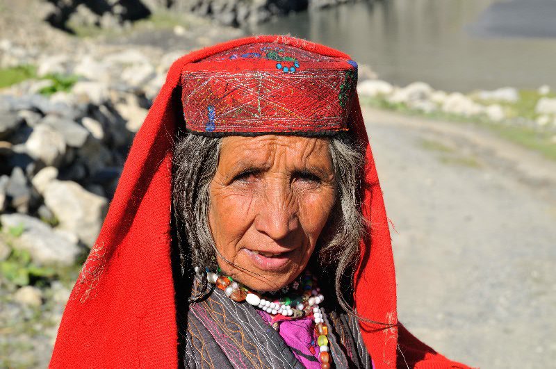Elderly Wakhi lady - Afghanistan