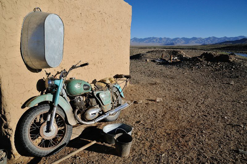 Motorcycle - farm-stay near Rang-kul, Tajiksitan