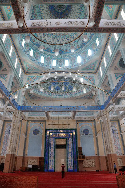Interior of Nur-Astana Mosque - Kazakhstan