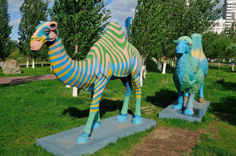 Camel sculpture - Astana, Kazakhstan