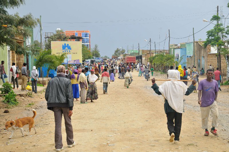 The town of Hawzen - Tigray Region, Ethiopia