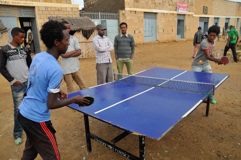 Table tennis in Hazen - Tigray Region, Ethiopia