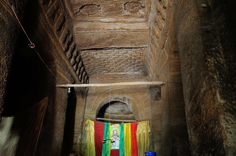 Interior of Medhane Alem Kesho - Tigray Region, Ethiopia