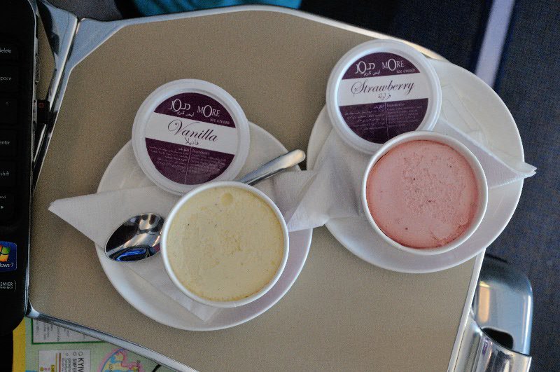 Ice-cream on flight from Odessa