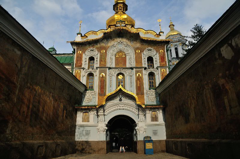An entrance to Kiev-Percherskaya Lavra - Kiev, Ukraine