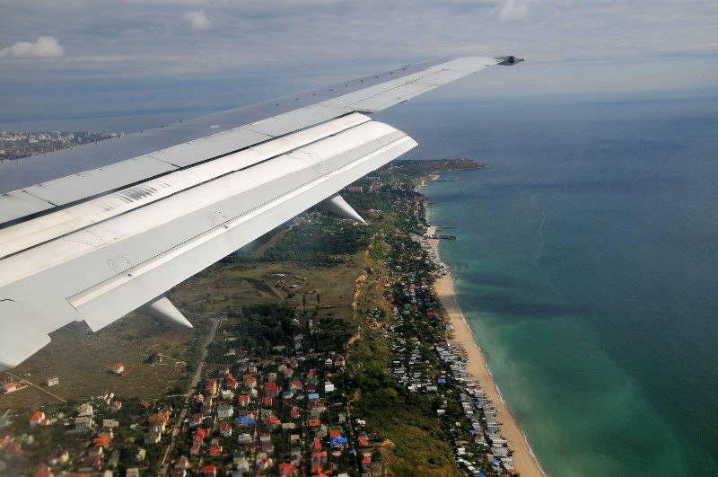 Odessa and the Black Sea from the air - Ukraine