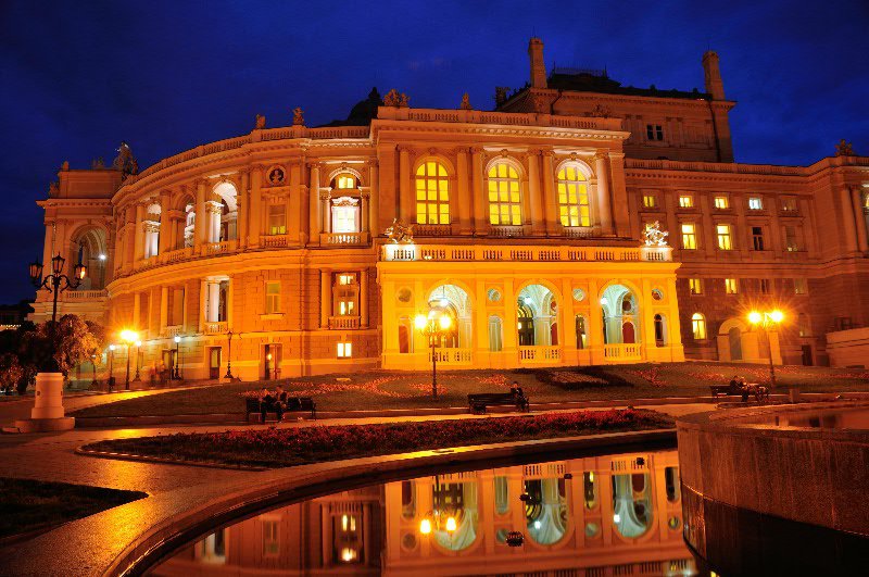 Odessa Opera House at Dusk - Ukraine