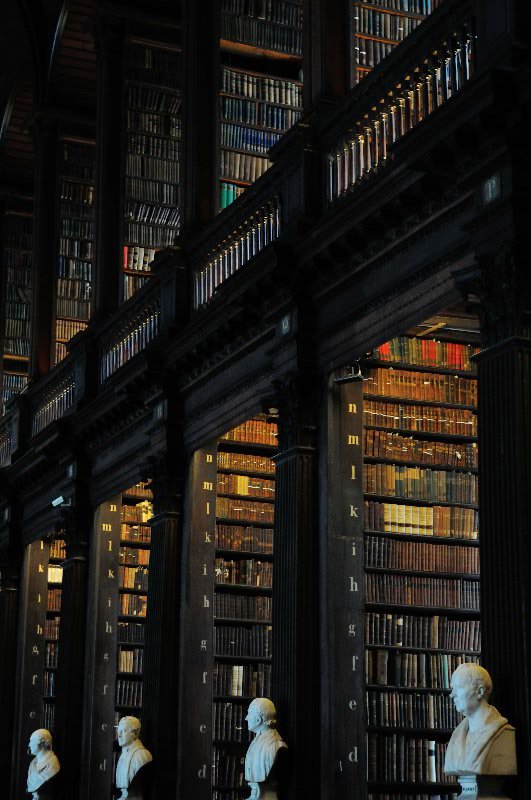 The Long Room of Trinity College Library - Dublin, County Dublin, Ireland
